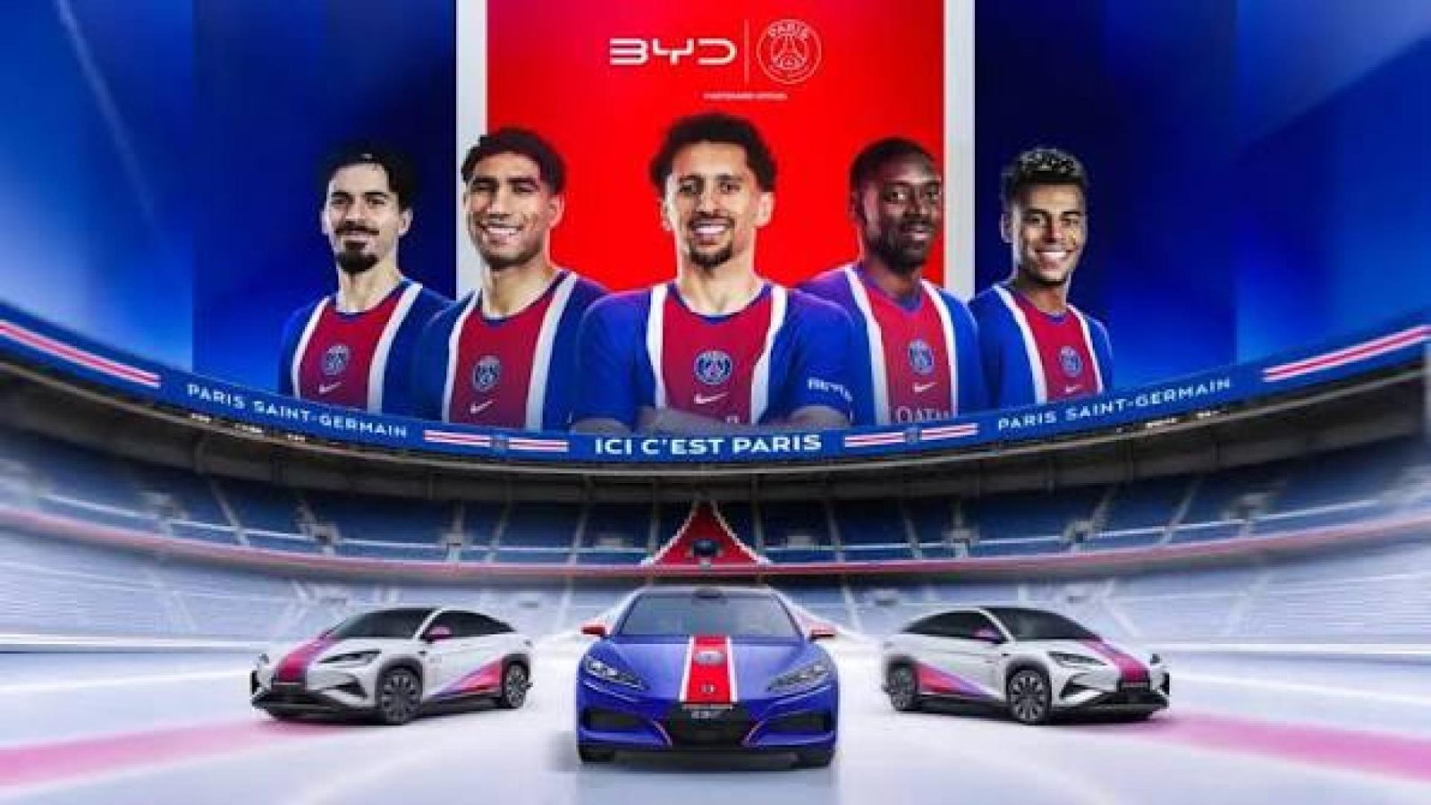 بي واي دي تصبح الشريك الرسمي لنادي باريس سان جيرمان حتى عام 2029
